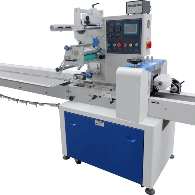 Brenu High Speed Automatic Small Mini Automatic Flow Pack Horizontal Rotary Food Pillow Packing Machine