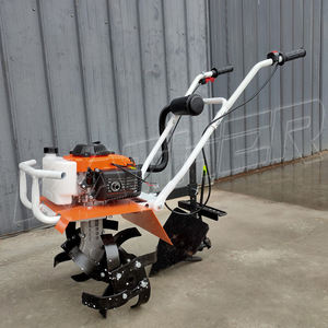 Tarım makineleri tarım ekipmanları Agricole Rotovator rotomanual manuel benzin güç Motor Tiler yeke kültivatör - Product Image 4