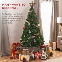 Künstlicher Zedern-Weihnachtsbaum für den Außenbereich mit PVC/PE-Material und Standfuß für Heimdekorationen