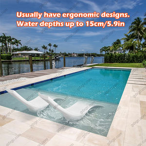 Moderna piscina all'aperto lettino PE sedia da piscina piscina piscina all'aperto lettino - Product Image 6