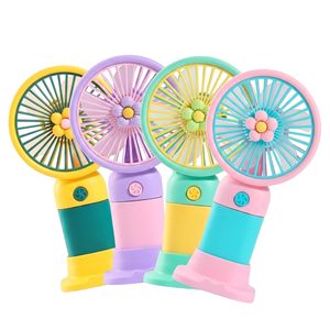 Rechargeable Portable Electric Summer <b>Fan</b> Home Outdoor <b>Standing</b> Mobile Handheld Convenient Cute Flower Mini USB <b>Fan</b> - Product Image 1