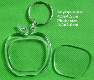 Bán Buôn Neworiental Trống Acrylic Keychain, Hình Ảnh Chèn Nhựa Khung Ảnh <span class=keywords><strong>Key</strong></span> Chain - Product Image 5