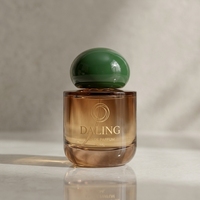 Flacon de parfum vide en verre transparent personnalisé avec col serti, 30 ml, 100 ml, élégant et luxueux, avec bouchon, vente en gros