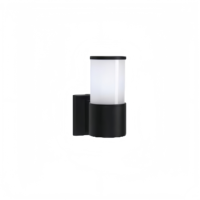 Lampe murale extérieure en aluminium LED blanc chaud étanche avec douille GU10/E27 et diffuseur en polycarbonate