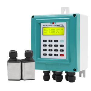 Philemon OEM Clamp-On Handheld Digital LCD Metal Ultrasonic <b>Flow</b> <b>Meter</b> Water/Oil/Liquid DN15-6000mm 4-20mA Output +/-1% Accuracy - Product Image 2