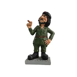 Ambachten Che Guevara Sculptuur Beroemde Bobblehead Celebrity Beeldjes Oem & Odm Hars Huisdecoratie Europa Modern Celebrity Decor