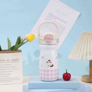 316 Stainless Steel Insulated Water Bottle Pop-Up Lid Portable Thermal Bottle <b>Large</b> Capacity Food Grade Travel Mug - Product Image 4