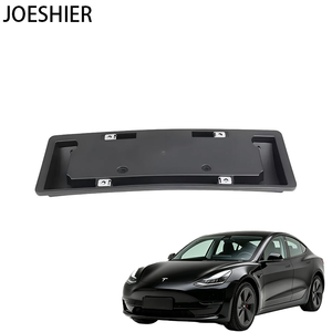 ชุดยึดป้ายทะเบียนหน้ารถยนต์พลาสติกคุณภาพสูง JOESHIER สำหรับรถยนต์ Tesla Model 3 ปี 2017-2023 รุ่น OE 1098803-00-A - Product Image 1