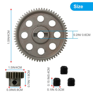 Metalurgia de polvo Ahorre 80% costo Transmisión sinterizada Piñón Rueda de engranaje recto de metal - Product Image 2