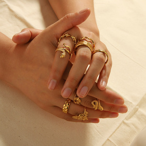 Hot bán sản phẩm mới EU tiêu chuẩn 18K mạ vàng tay poshing thân thiện với môi trường vòng thép không gỉ - Product Image 1