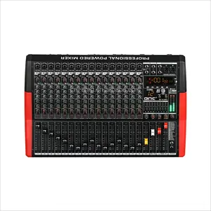 DM áudio powered mixing console à venda misturador de energia com amplificador de potência mixer ativo 650W * 2