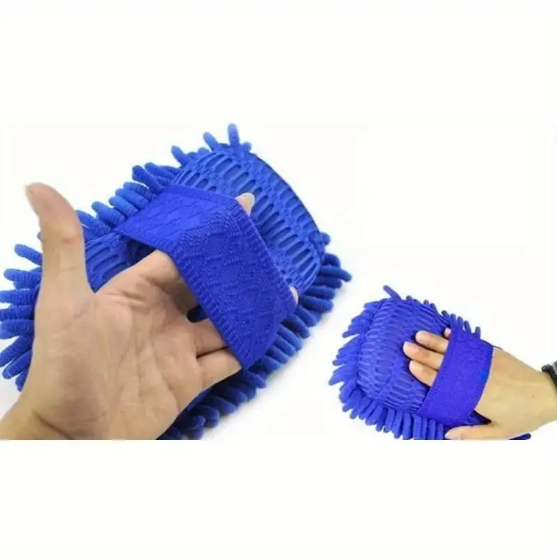 Großhandel Auto Weichhandtuch Mikrofaser Chenille-Waschhandschuh Korallenfleece-Handschuhe für Auto-Reinigung Schwamm Bürste Waschwerkzeuge