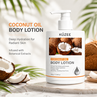 Lotion Tubuh Minyak Kelapa Premium, Minyak Jojoba, Vitamin E, Melembapkan, Menutrisi, Menghaluskan, Memperbaiki Kulit, Anti Kekeringan