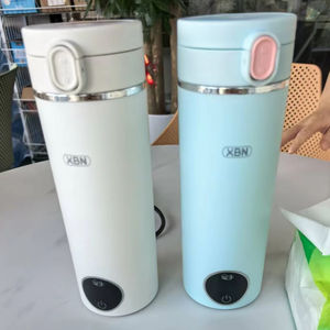 Portable Electric Travel Kettle - 16oz USB Boiling With 6 Temperature Settings