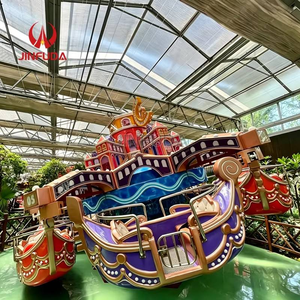 Bateau rebondissant rotatif sur le thème de <span class=keywords><strong>Venise</strong></span>, avec lumières LED, pour parcs d'attractions, directement de l'usine - Product Image 3