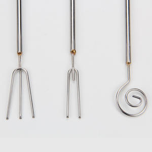 Forchetta da Dessert al cioccolato in acciaio inossidabile 3 pezzi con inserto decorativo a pipistrello per utensili da immersione e torta - Product Image 3