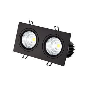 ไฟ LED ฝังฝ้าเพดานทรงสี่เหลี่ยม สีดำ อะลูมิเนียม 4100K แสงขาวธรรมชาติ 90lm/W AC 220V IP20 50000 ชั่วโมง CRI90 ปรับความสว่างได้ รับประกัน 3 ปี - Product Image 2