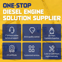 Moteur diesel d'origine Cummins QSL9 325HP - Conforme à la norme Tier 3, moteur embarqué pour yacht, bateau de pêche et excavateur