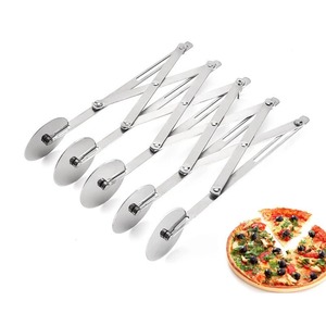 Cuchilla Cortadora de Masa de 3/5/7 Ruedas, Divisor de Pasta Lateral, Rodillo Flexible, Pelador de Pizza y Repostería, Herramientas de Acero Inoxidable para Hornear - Product Image 3