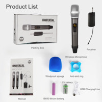 Microphone sans fil professionnel M-3 vente chaude Microphone sans fil Uhf