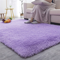Tapis de salon moderne en laine/soie, fabriqué à la machine, à poils longs, résistant aux taches, vente en gros