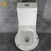 Placard d'eau de toilette de lavage d'commode ronde directe d'usine et ensemble de toilette monobloc en céramique de lavabo suspendu au mur pour la salle de bain
