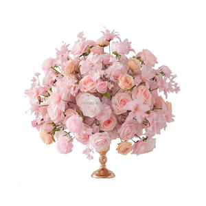 Bola <span class=keywords><strong>de</strong></span> Flores Artificiales <span class=keywords><strong>de</strong></span> Seda Ecológica <span class=keywords><strong>de</strong></span> 12 Pulgadas, Decoración para Centro <span class=keywords><strong>de</strong></span> Mesa <span class=keywords><strong>de</strong></span> Boda, para Recepción en Iglesia, Lujo Accesible - Product Image 4