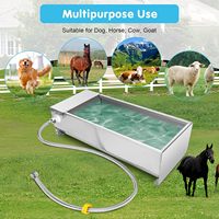 7.5L grande capacité distributeur d'eau automatique 304 acier inoxydable auto-remplissage bols pour chiens chevaux vaches chèvres nouveau