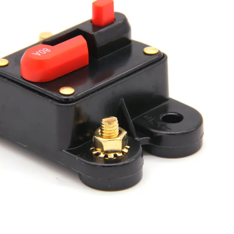 60A 80A 100A 150A 200A 250A 300A Car Audio Amplifier Circuit Breaker Fuse Holder AGU Style Stereo Amplifier Refit