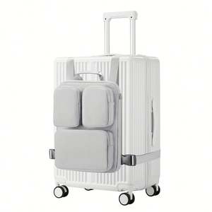 Organisateur de bagages réglable à sangles pour sac de cabine ou valise avec poches de rangement - Product Image 6