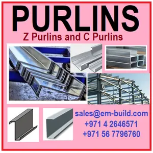 Z Purlins And C Purlins Trong UAE / Dubai / Abu Dhabi / Oman / Muscat / Sohar / Rusayl / Kuwait/Bahrain/Ả Rập Xê Út/Jedda