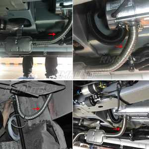 Tubo de conducto de aire para calefactor de estacionamiento de coche de 60/100/200/300 cm, manguera silenciadora de escape para calefactor diésel Webasto - Product Image 3