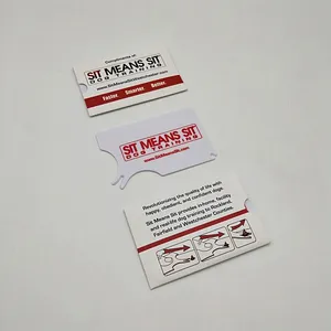 Regali promozionali logo personalizzato rimozione della carta di spunta