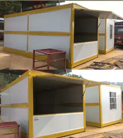 Contenedor Expandible de 20/40 Pies, Plegable, Portátil, Móvil, de 2-5 Camas, Moderno, Prefabricado, en Venta, para Oficina, Hotel, Apartamento, Gimnasio