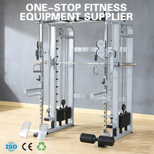 Multifunctionele krachttrainingsapparatuur voor commerciële sportscholen met ingebouwd kabelsysteem voor arm- en beentrainingen, full-body workouts, staal - Product Image 1