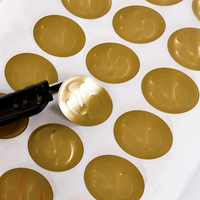 Étiquettes gaufrées personnalisées en feuille d'or pour flacons de parfum, autocollants imperméables en rouleau