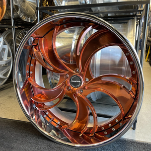 Jantes en alliage forgé chromées concaves 2 pièces 20 22 24 26 pouces, jantes chromées US Hub Wheels à lèvres profondes 5 6 trous pour Chevrolet Silverado - Product Image 3