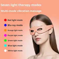 Nouveauté Appareil de massage des yeux à lumière rouge LED avec contrôle de la minuterie et batterie 1000mAh pour les cernes, les poches et le soulagement du stress