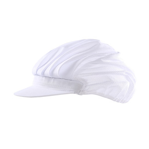 Food Cap Unisex Breathable Mesh Hat For <b>Kitchen</b> Catering Workshop Solid Color Adult Size - Product Image 3