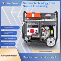 Dieselgenerator CYFD Haushalt 5kW Ein-/Dreiphasig Outdoor Manueller/Elektrischer Start 50Hz 6kW 8kW 10kW 220V 380V