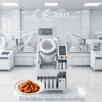 Machine à frire automatique autonettoyante T-Chef TC-40EA pour restaurants, économe en énergie, avec écran tactile numérique pour la cuisson