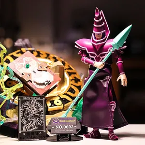 Anime <span class=keywords><strong>Yu</strong></span>-<span class=keywords><strong>Gi</strong></span>-<span class=keywords><strong>Oh</strong></span> Equal Arts Dark Magician Building Blocks Cartoon Action Figures Model Bricks Toy Children Collect Gifts - Product Image 3