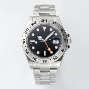 Reloj Mecánico Automático en Oferta, con Doble Visualización de Hora, Cristal de Zafiro, Esfera Luminosa de 42 mm, Caja de Acero Resistente al Agua - Product Image 1