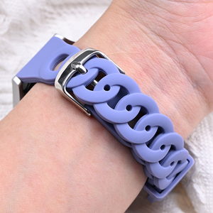 Correas de Reloj de Silicona Huecas de 20 mm y 22 mm para Samsung Galaxy Watch 5/Pro 44 mm 40 mm Active 2 Gear 3 para <span class=keywords><strong>Huawei</strong></span> <span class=keywords><strong>GT3</strong></span> Pro - Product Image 5