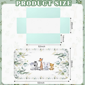 <strong>Baby</strong> Crib Bedding Set Safari Animals Dinosaurs Bear Woodland Animals Jungle Crib Set Includes <strong>Quilt</strong> Fitted Sheet Skirt for <strong>Baby</strong> - Product Image 4