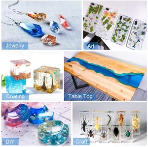 Price Liquid Epoxy Resin Clear Crystal Epoxy Resin And Hardener For Deep Casting Wood Table Crafts Coating For Flooring 3D Floor Metallic Floor