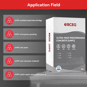 Bon <span class=keywords><strong>prix</strong></span> Réparation de routes et de ponts renforcement de barrages d'eau UHPC béton d'agrégats de fibres d'acier à très haute performance - Product Image 2