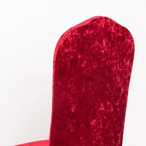 <span class=keywords><strong>Housse</strong></span> <span class=keywords><strong>de</strong></span> <span class=keywords><strong>chaise</strong></span> <span class=keywords><strong>de</strong></span> banquet extensible <span class=keywords><strong>en</strong></span> <span class=keywords><strong>velours</strong></span> écrasé rouge, <span class=keywords><strong>en</strong></span> spandex, <span class=keywords><strong>en</strong></span> promotion - Product Image 2