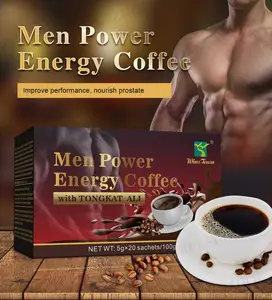 Winstown पुरुषों शक्ति ऊर्जा के साथ कॉफी tongkat अली निजी लेबल आदमी सक्रिय तत्काल काली कॉफी पुरुष maka ginseng कॉफी