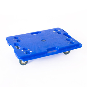 Warehouse flatbed truck, handling <b>trolley</b>, lightweight, super-connectable <b>four</b>-<b>wheel</b> universal cargo hauling plastic tortoise - Product Image 5